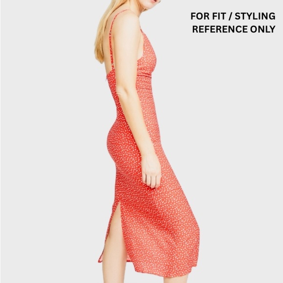 Charlie Holiday Red Floral Print Mini Dress Sundress Cottagecore Casual - Picture 16 of 16